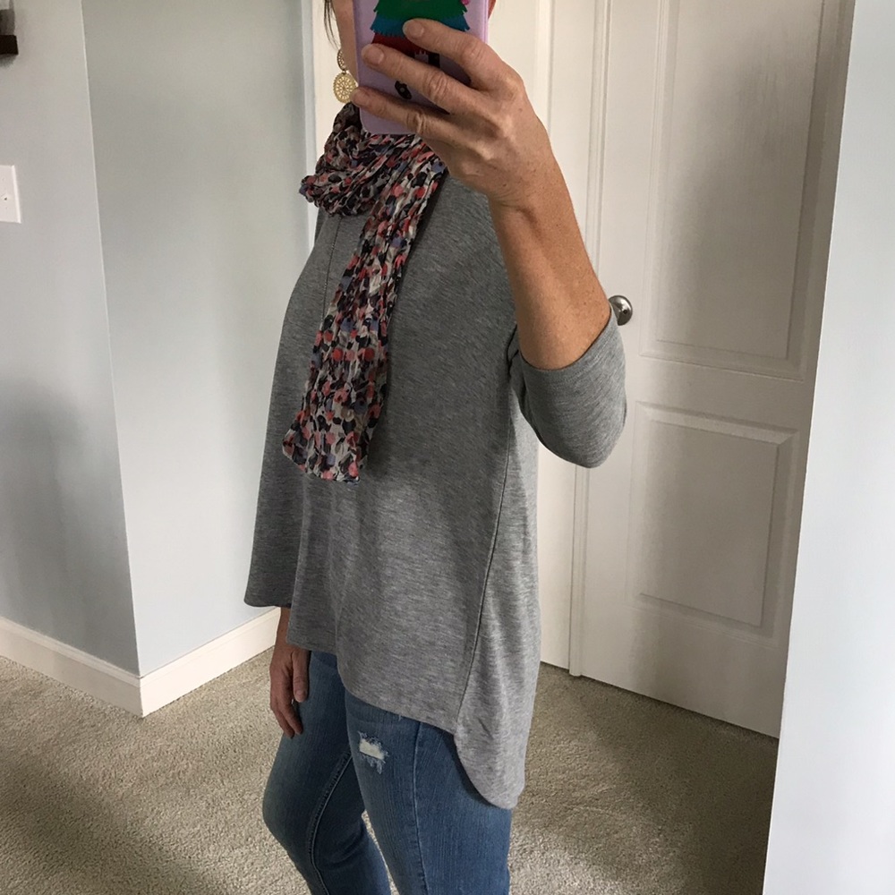 Grey Hi Lo Tunic - Picture 6 of 6